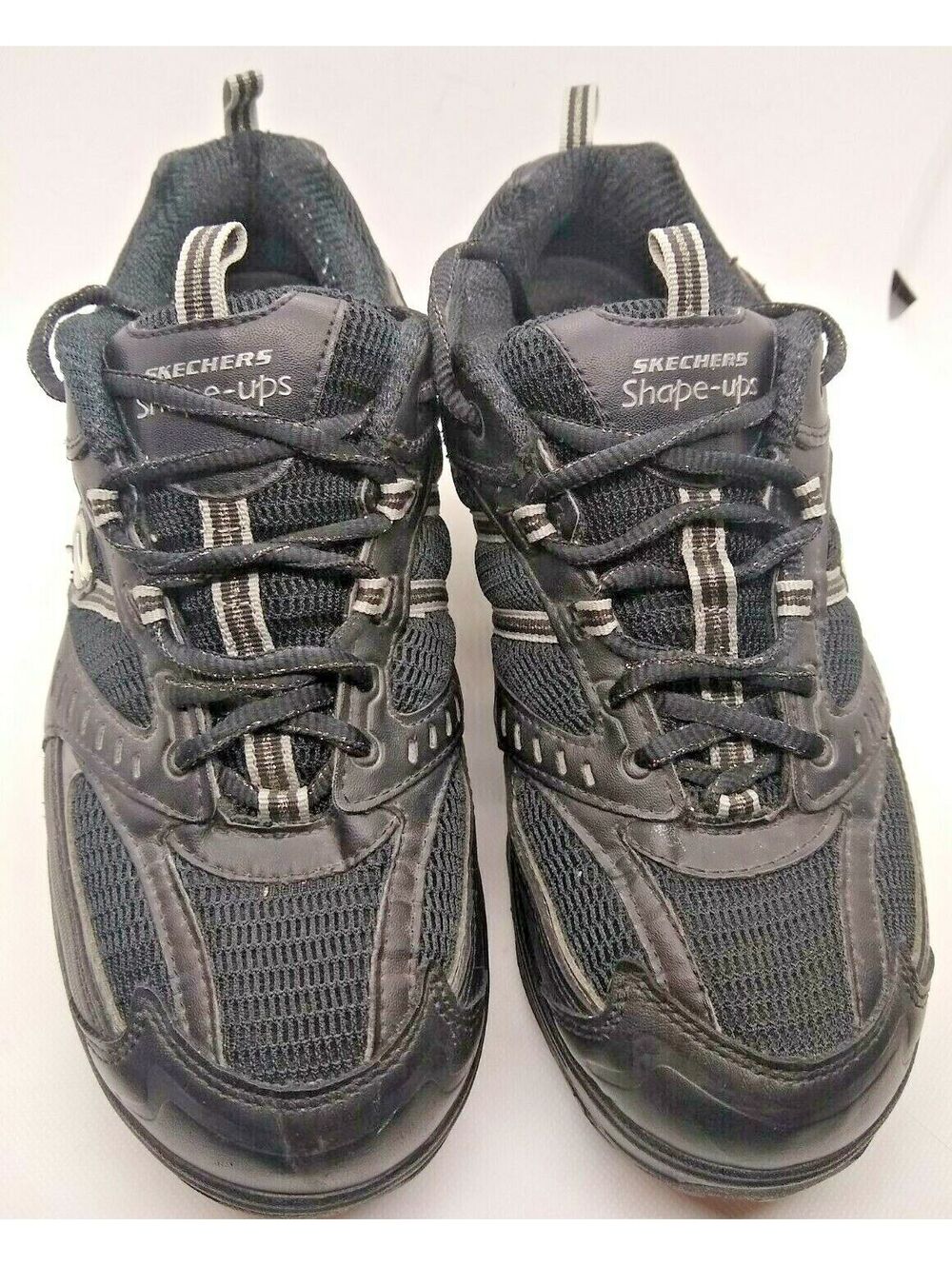 Skechers Shape-Ups 11817 Women’s 10 Black Rocker Bottom Walking Shoes Sneakers